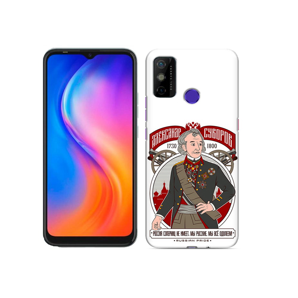 

Чехол MyPads Tocco для Tecno Spark 6 GO Суворов, Прозрачный, Tocco