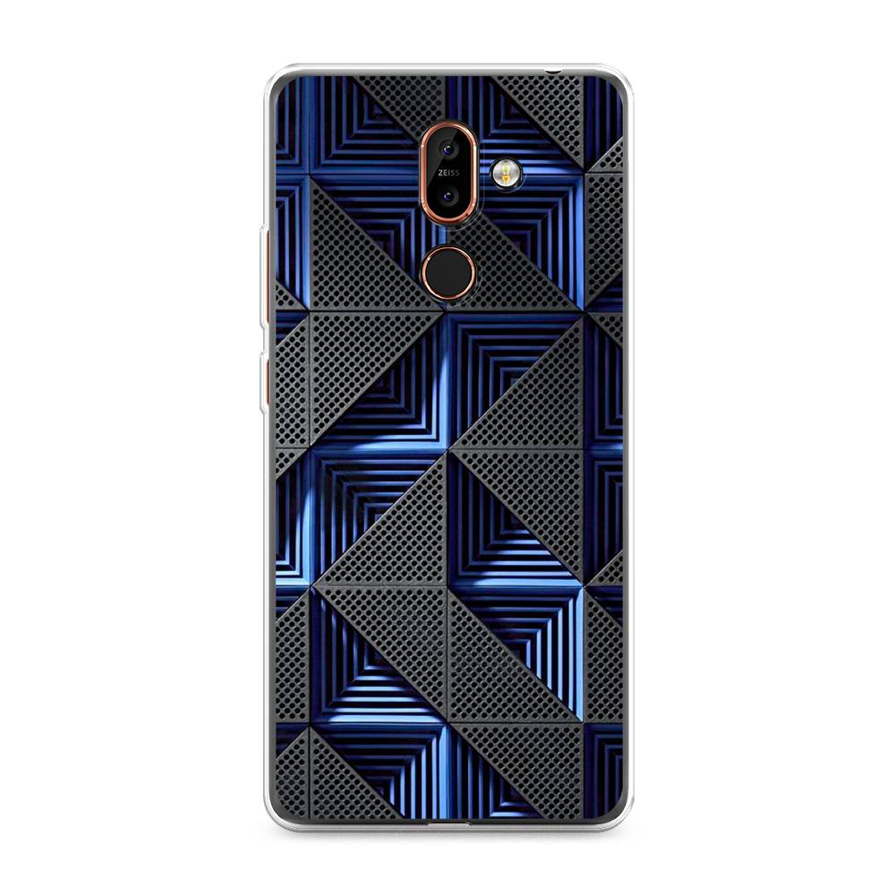 

Чехол на Nokia 7 Plus "IBM", Серый;синий, 121050-3