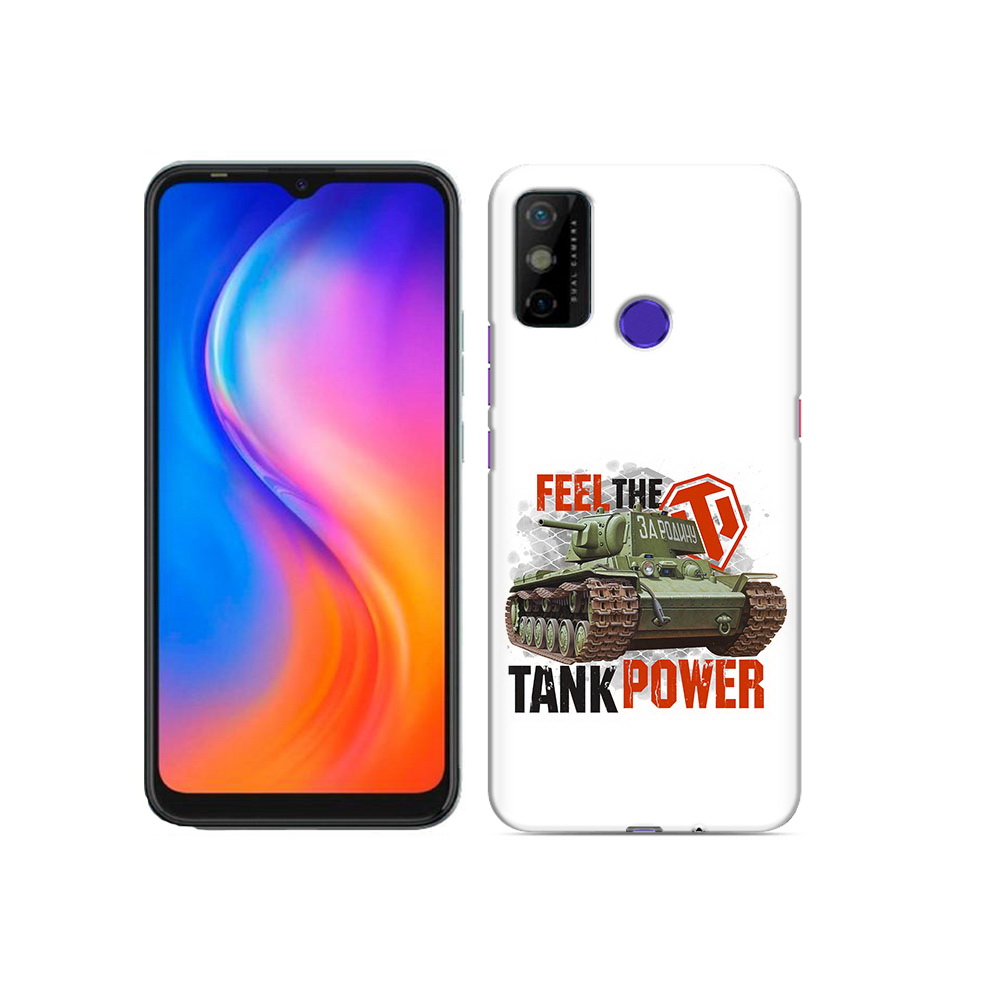 

Чехол MyPads Tocco для Tecno Spark 6 GO Танк, Прозрачный, Tocco