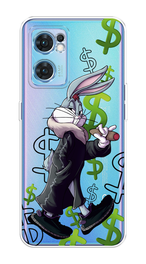 

Чехол на Oppo Find X5 Lite "Rich Bugs Bunny", Зеленый;черный;голубой, 259850-6