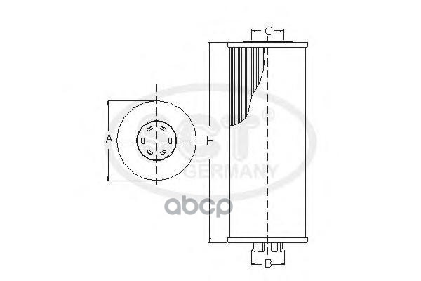 

Фильтр масляный SCT Germany SH4025P