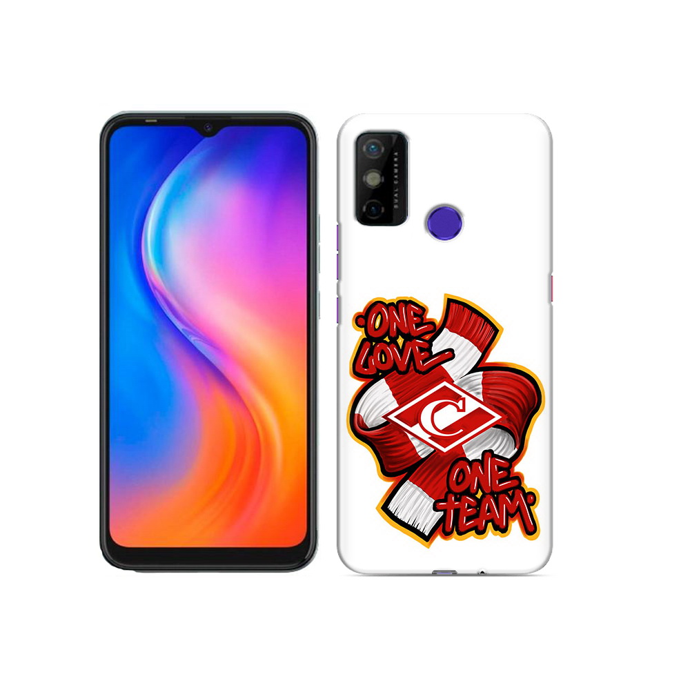 

Чехол MyPads Tocco для Tecno Spark 6 GO ФК спарак 1 любовь, Прозрачный, Tocco