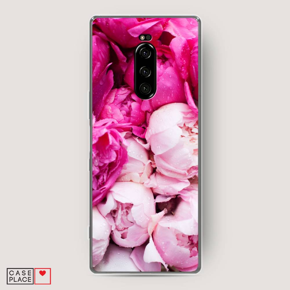 

Чехол Awog на Sony Xperia 1/XZ4 "Пионы розово-белые", 54250-8