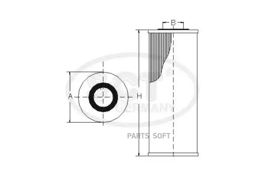 

Фильтр масляный SCT Germany SH414P