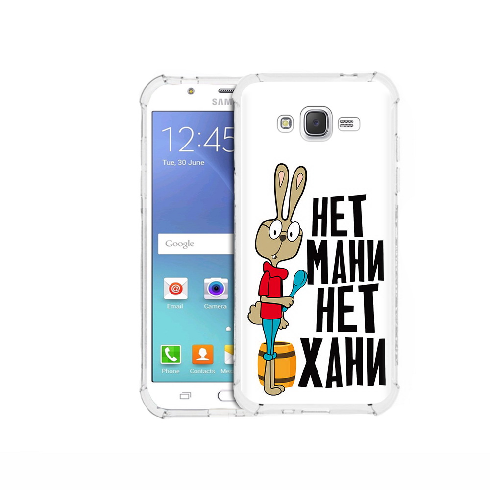

Чехол MyPads Tocco для Samsung Galaxy J5 (2015) нет мани нет хани (PT15272.579.521), Прозрачный, Tocco