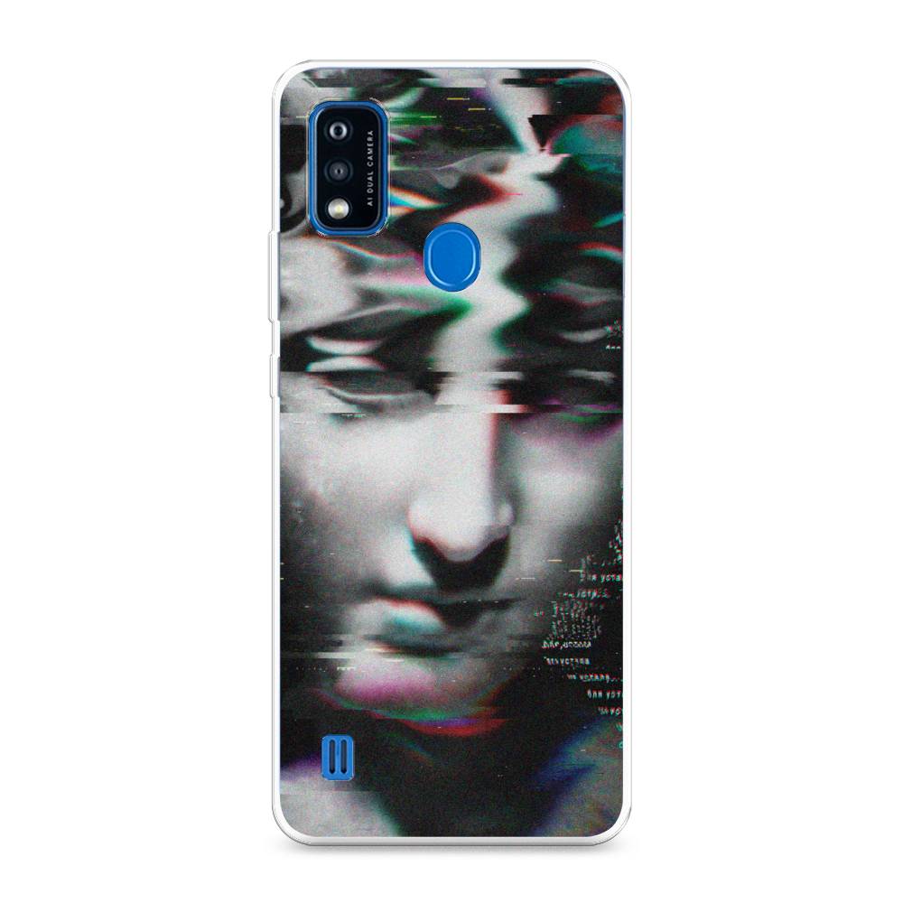 

Чехол Awog на ZTE Blade A51 / ЗТЕ Блэйд A51 "Glitch Art", Разноцветный, 134550-9