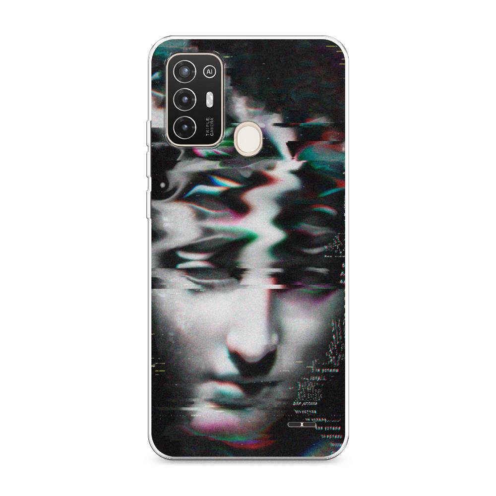 

Чехол Awog на ZTE Blade A52 / ЗТЕ Блэйд A52 "Glitch Art", Разноцветный, 136250-9