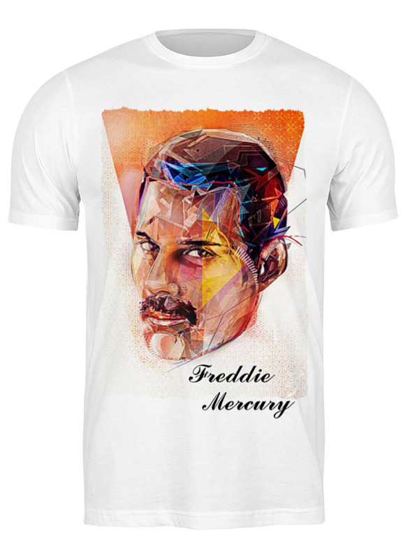 фото Футболка мужская printio freddie mercury - queen белая xl