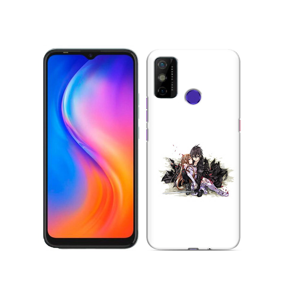 

Чехол MyPads Tocco для Tecno Spark 6 GO аниме асуна, Прозрачный, Tocco