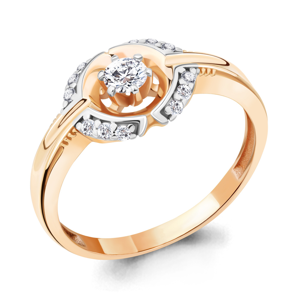 

Кольцо из серебра р.  AQUAMARINE 67333А_925_з, 67333А_925_з