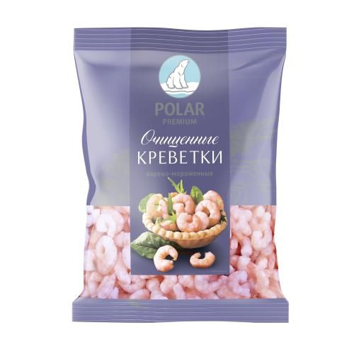 Креветки Polar Королевские очищенные 41/50 варено-мороженные 400 г