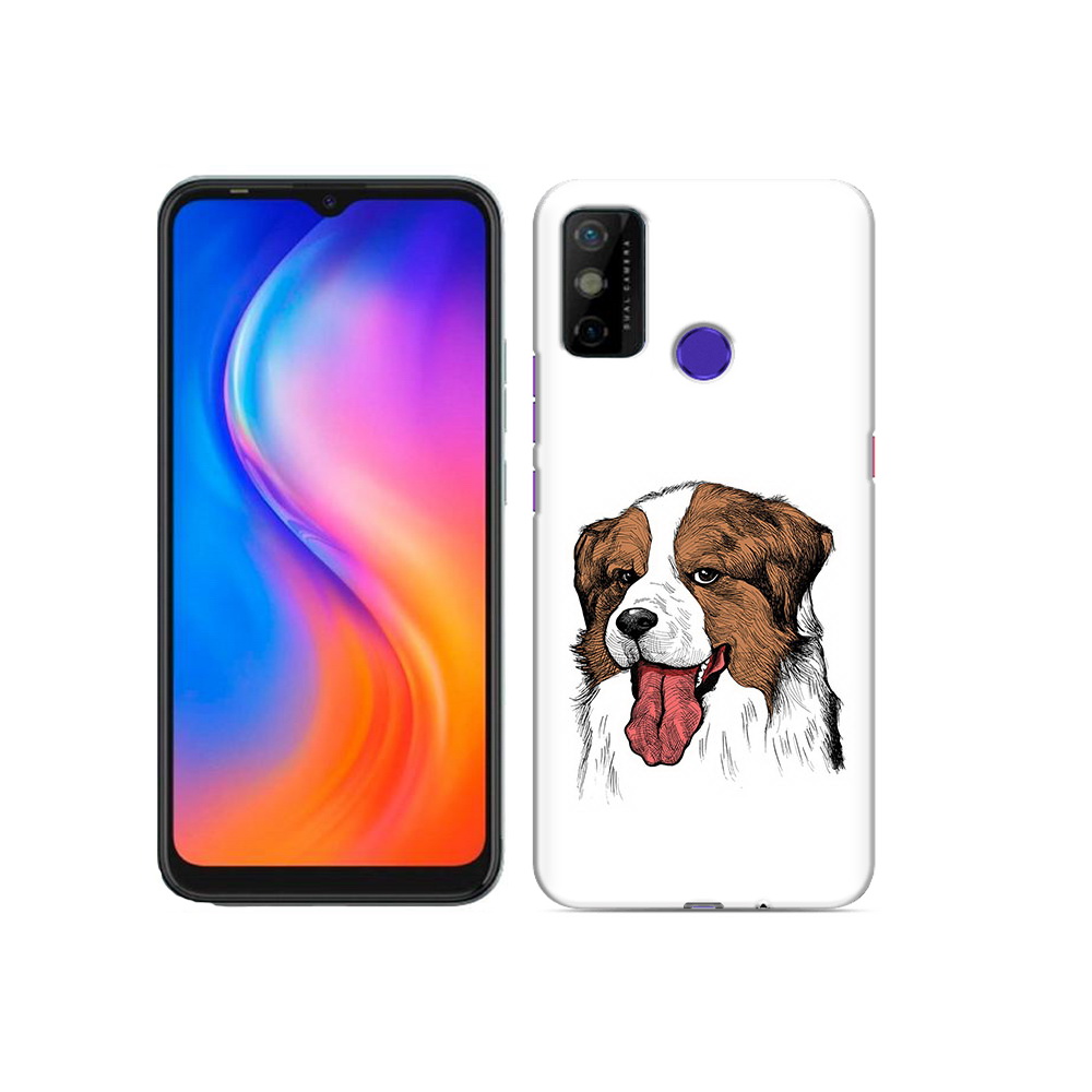 

Чехол MyPads Tocco для Tecno Spark 6 GO бетховен, Прозрачный, Tocco