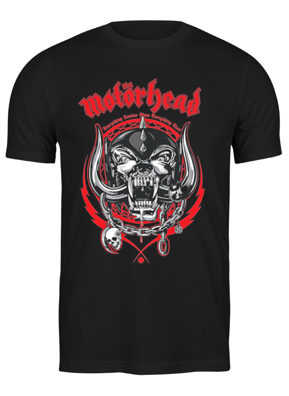 

Футболка мужская Printio Motorhead черная XL, Черный, Motorhead