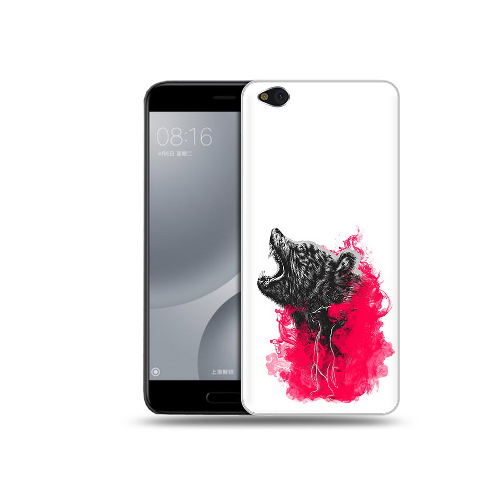 

Чехол MyPads Tocco для Xiaomi Mi 5C медведь в дымке (PT61938.328.463), Прозрачный, Tocco