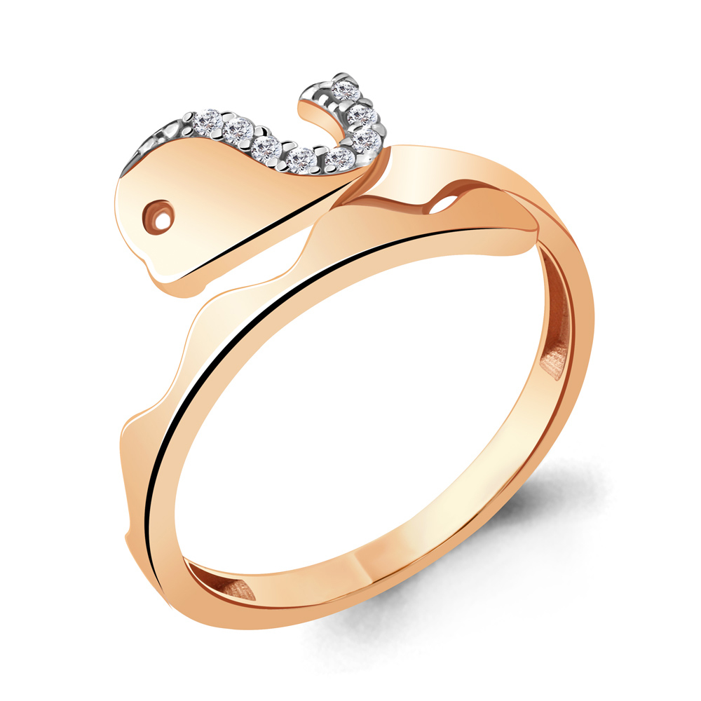 

Кольцо из серебра р.  AQUAMARINE 68833А_925_з, 68833А_925_з