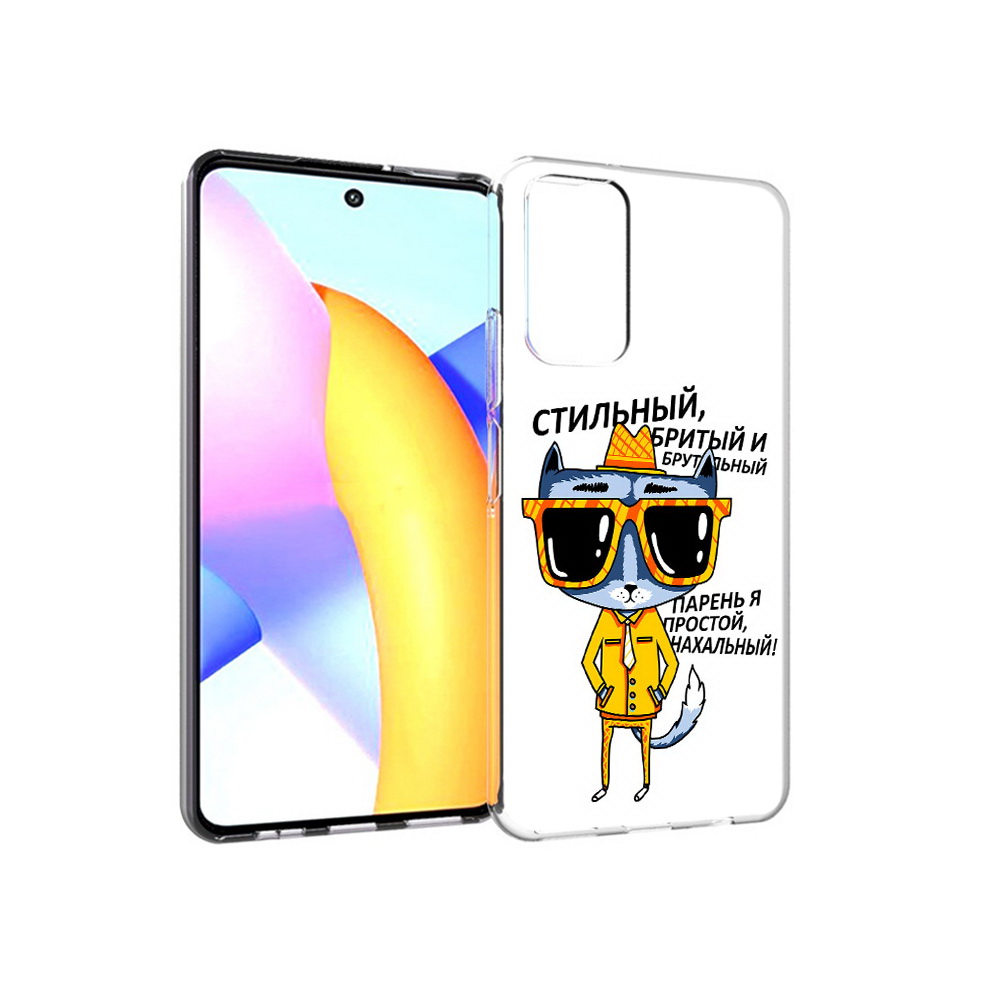 

Чехол MyPads Tocco для Huawei Honor 10 X Lite стильный кот, Прозрачный, Tocco