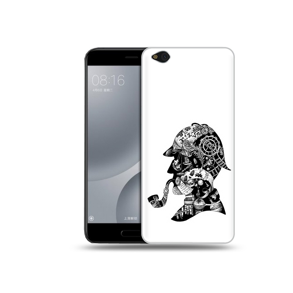 

Чехол MyPads Tocco для Xiaomi Mi 5C мужчина с трубкой абстракция (PT61938.328.488), Прозрачный, Tocco