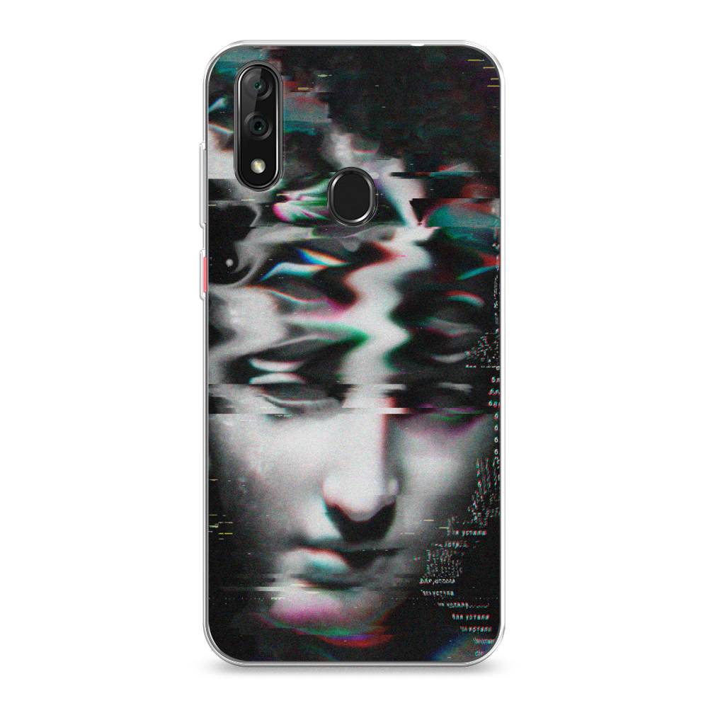 

Чехол Awog на ZTE Blade V10 / ЗТЕ Блэйд V10 "Glitch Art", Разноцветный, 132750-9
