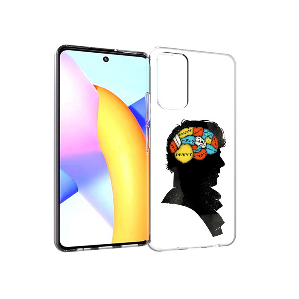 

Чехол MyPads Tocco для Huawei Honor 10 X Lite темный рисунок, Прозрачный, Tocco