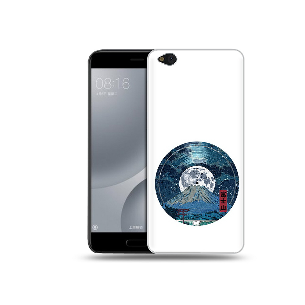 

Чехол MyPads Tocco для Xiaomi Mi 5C нарисованная виниловая гора с луной (PT61938.328.497), Прозрачный, Tocco