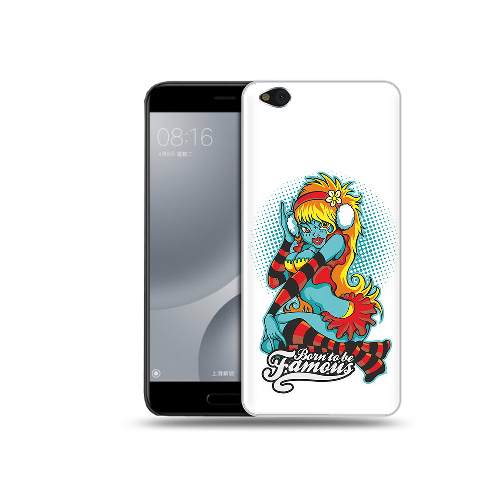 

Чехол MyPads Tocco для Xiaomi Mi 5C нарисованная девушка в наушниках (PT61938.328.498), Прозрачный, Tocco