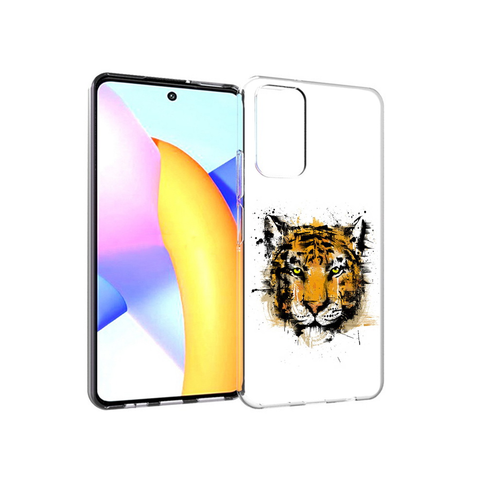

Чехол MyPads Tocco для Huawei Honor 10 X Lite тигруля, Прозрачный, Tocco