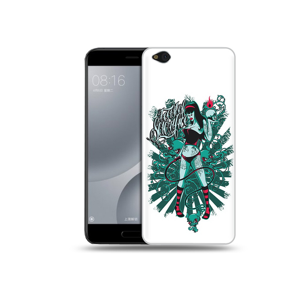 

Чехол MyPads Tocco для Xiaomi Mi 5C нарисованная девушка в татуировках (PT61938.328.499), Прозрачный, Tocco
