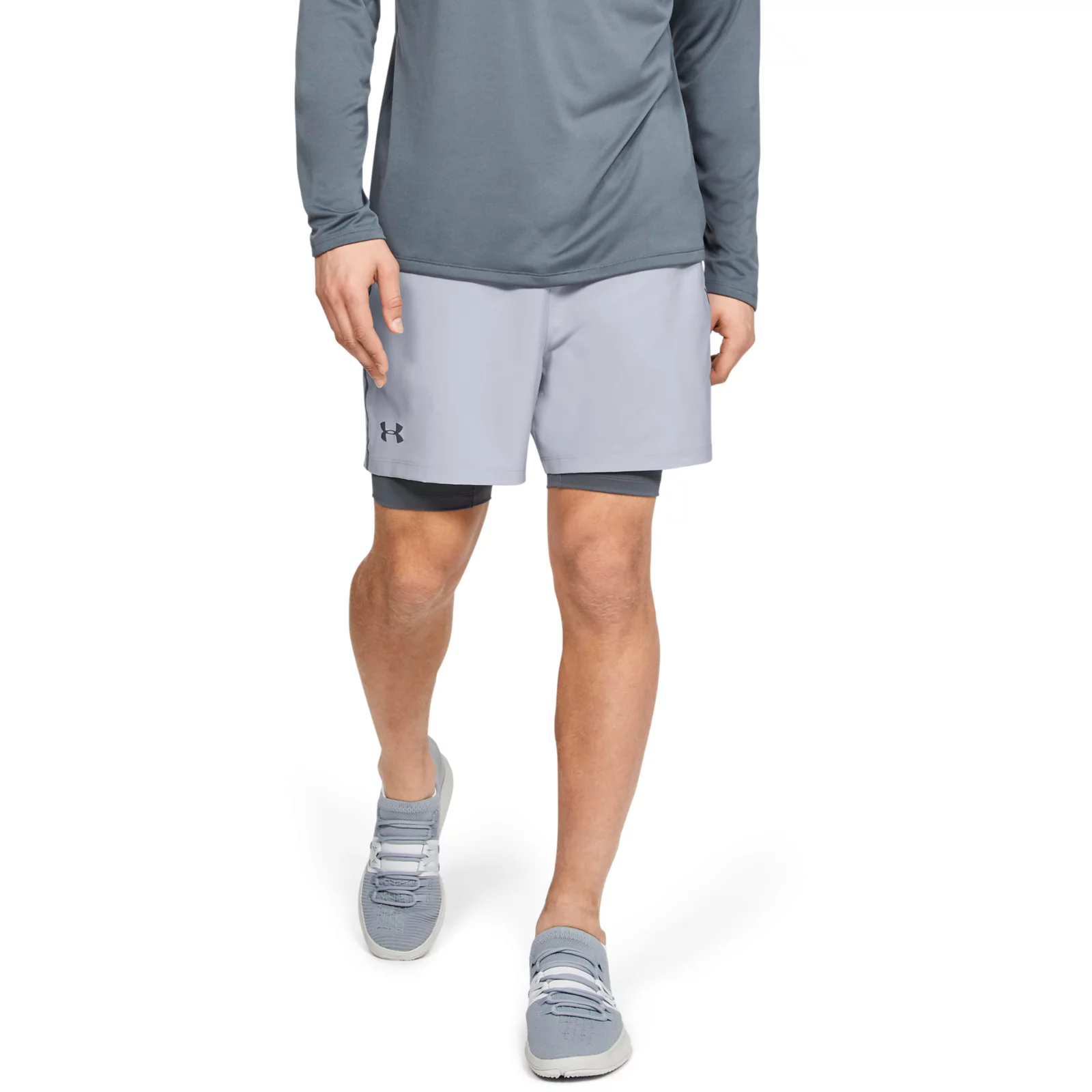 

Спортивные шорты мужские Under Armour 1345320-011 серые 50-52 RU, 1345320-011