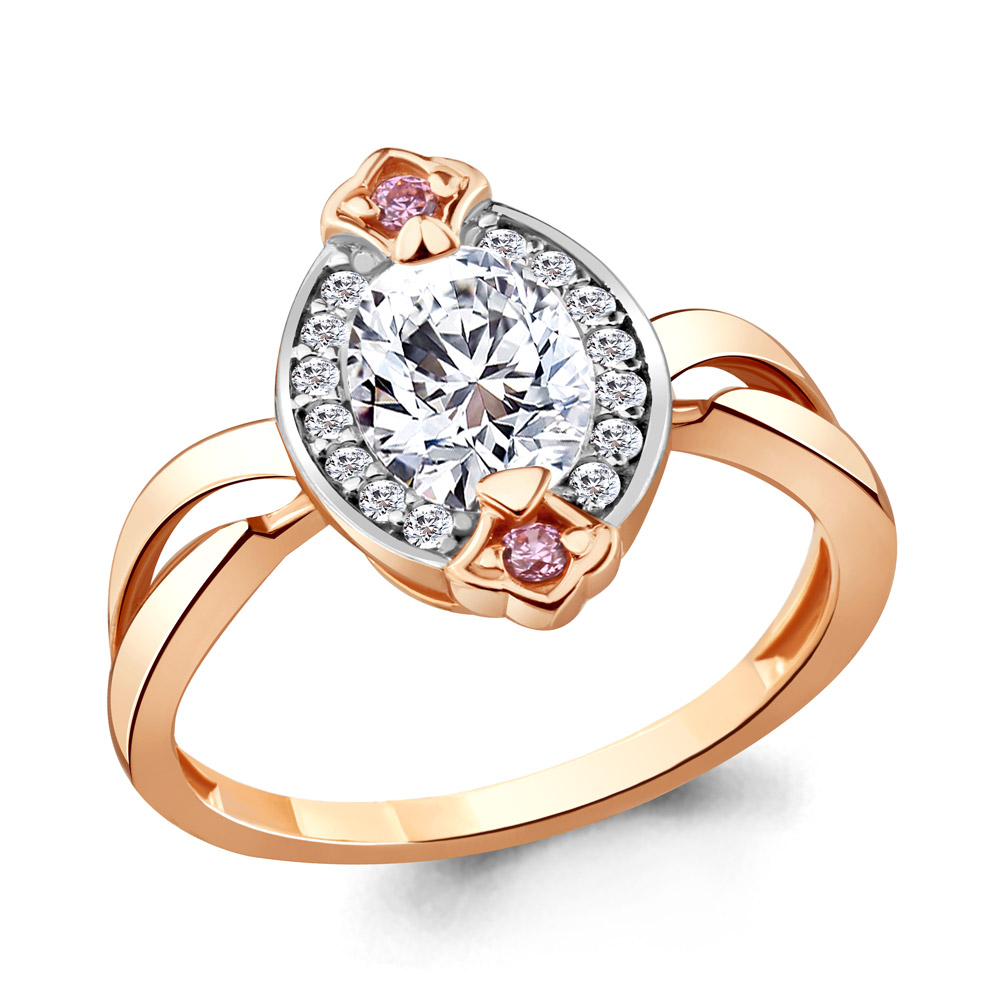

Кольцо из серебра р. 17,5 AQUAMARINE 68543АВ_925_з, 68543АВ_925_з