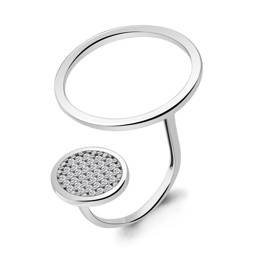 

Кольцо из серебра р. 16 AQUAMARINE 68904А_925_р, 68904А_925_р