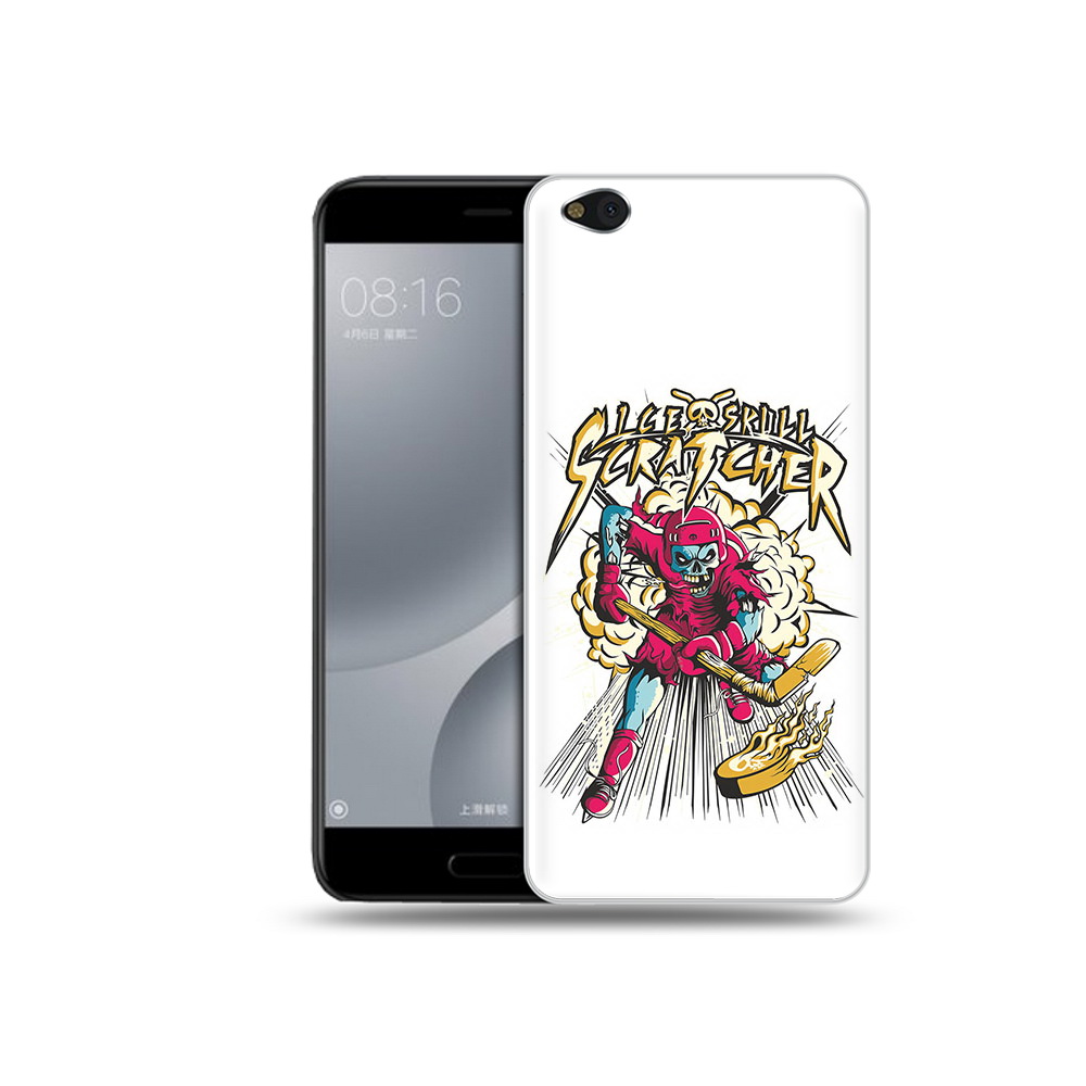 

Чехол MyPads Tocco для Xiaomi Mi 5C нарисованный скелет хоккеист (PT61938.328.514), Прозрачный, Tocco