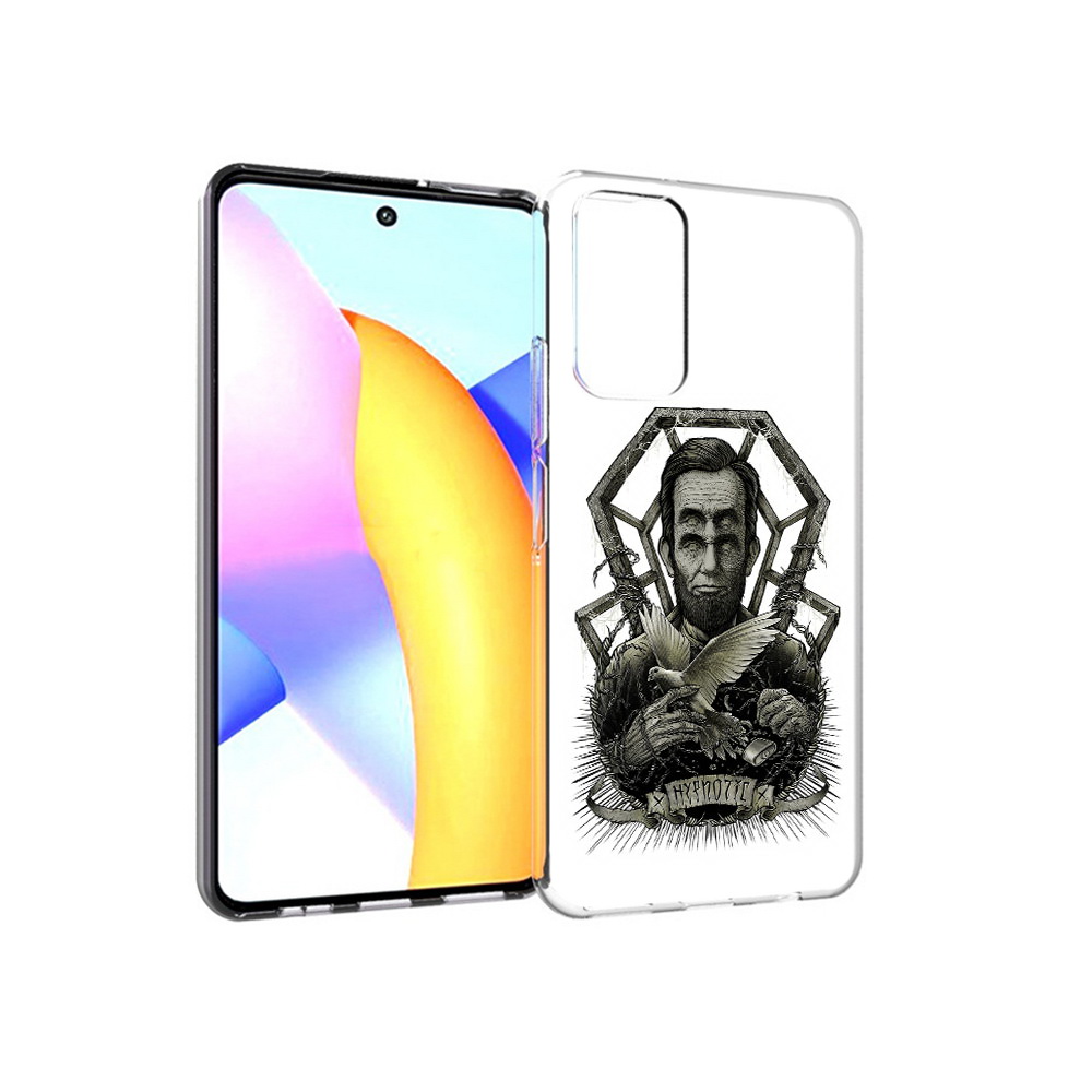 

Чехол MyPads Tocco для Huawei Honor 10 X Lite франклин абстракция, Прозрачный, Tocco