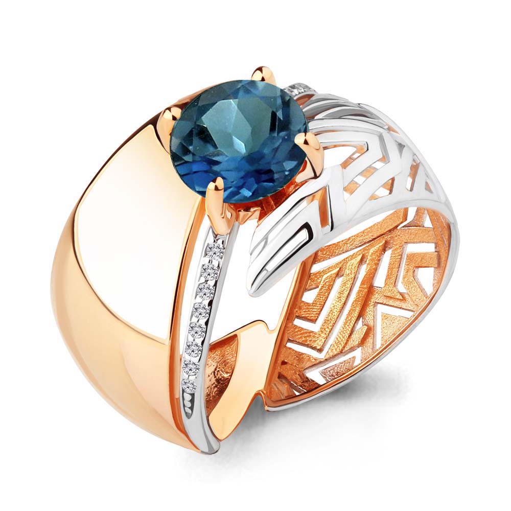 

Кольцо из золота р. , AQUAMARINE 6592408А_585_кз, 6592408А_585_кз
