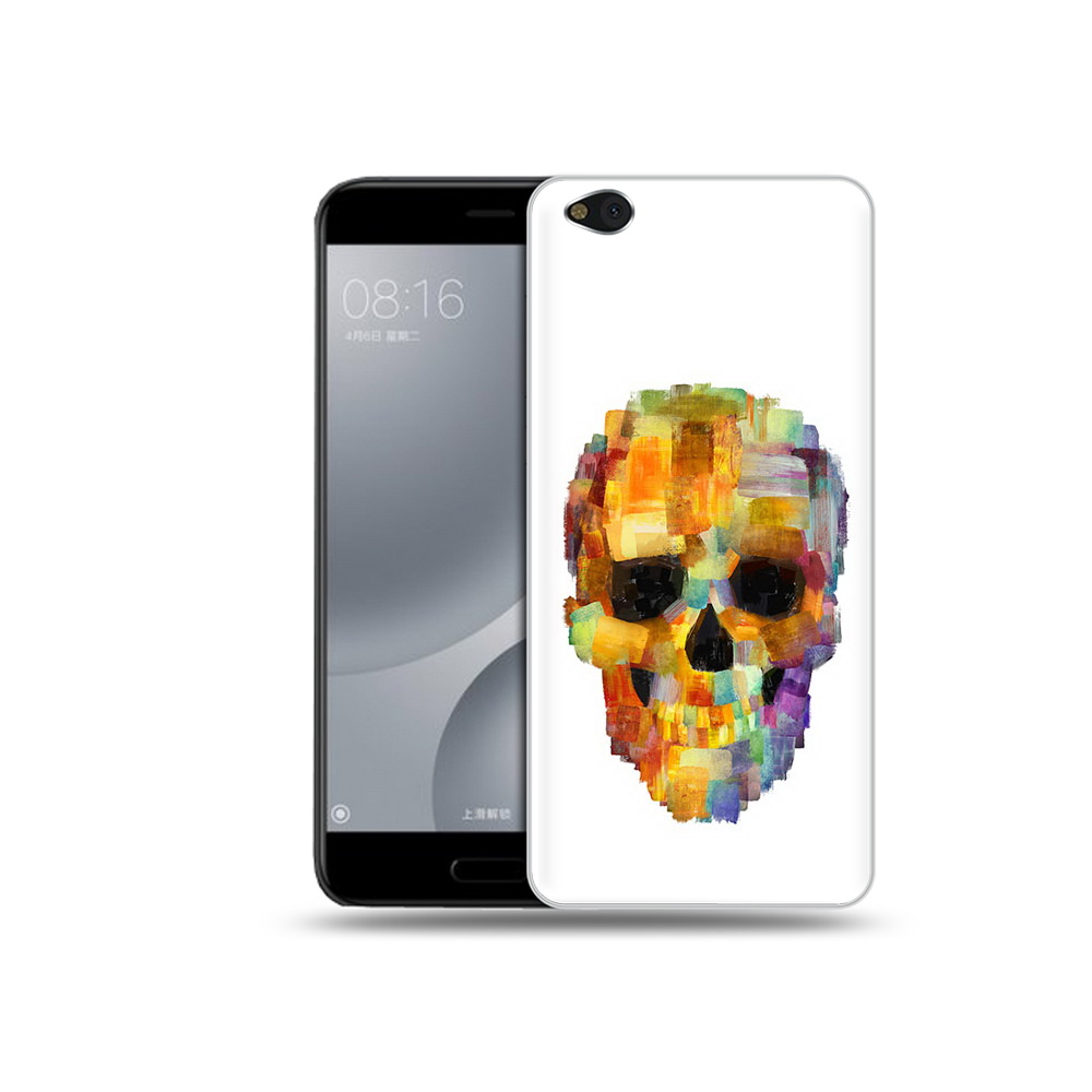

Чехол MyPads Tocco для Xiaomi Mi 5C нарисованный череп (PT61938.328.516), Прозрачный, Tocco