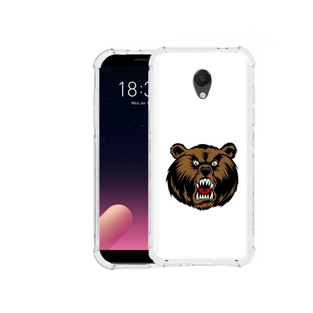 

Чехол MyPads Tocco для Meizu M6S бурый, Прозрачный, Tocco