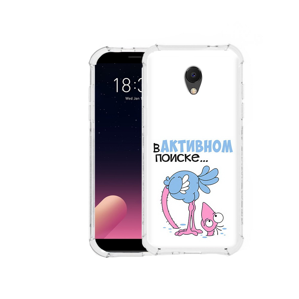

Чехол MyPads Tocco для Meizu M6S в активном поиске, Прозрачный, Tocco