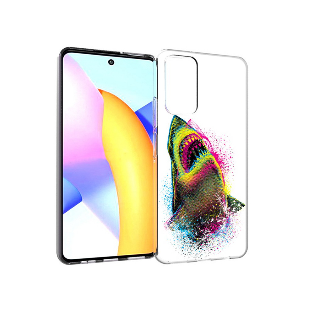 

Чехол MyPads Tocco для Huawei Honor 10 X Lite челюсти-2, Прозрачный, Tocco