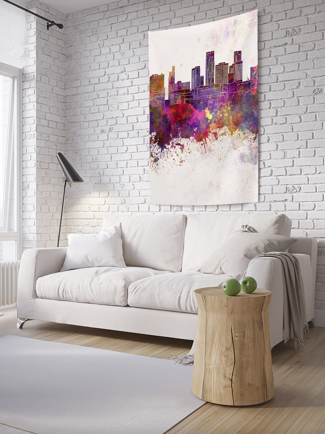 

Вертикальное фотопанно на стену JoyArty Акварельная Миннесота 150x200 см, Акварельная Миннесота