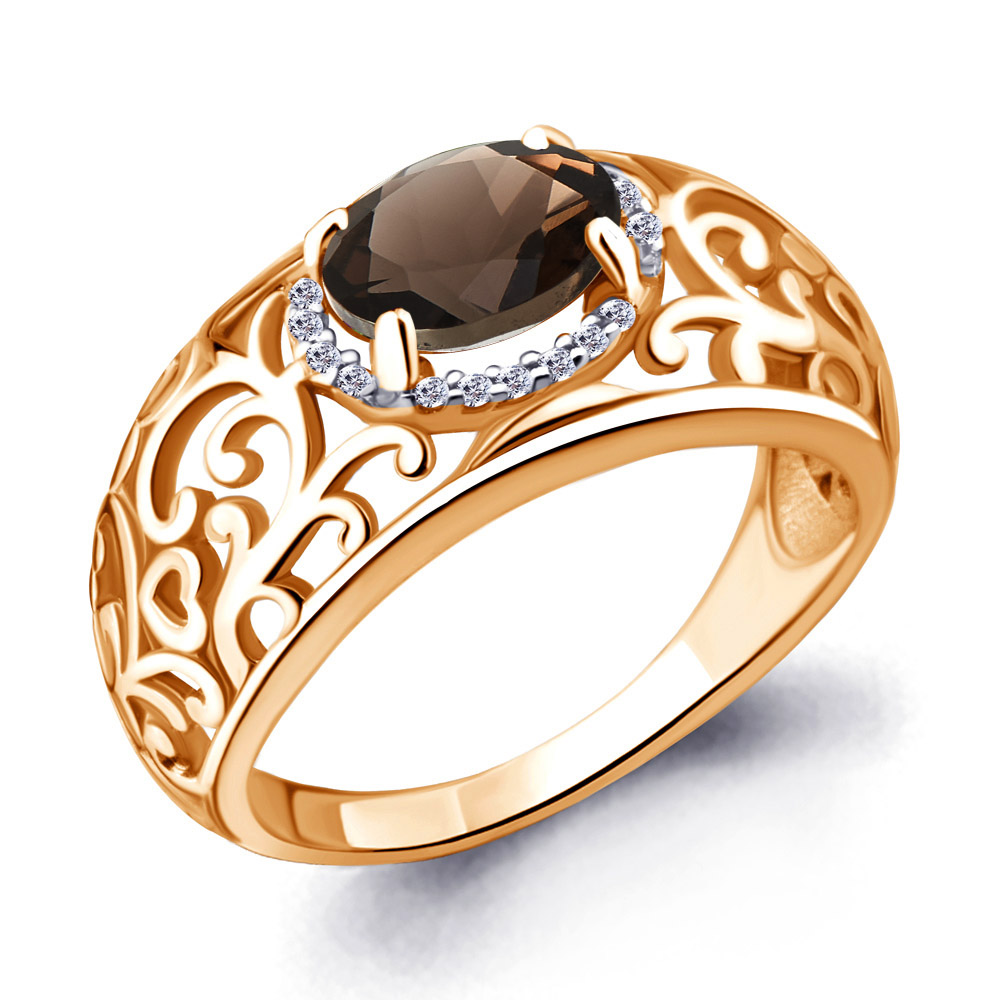 

Кольцо из серебра р. , AQUAMARINE 6543401А_925_з, 6543401А_925_з