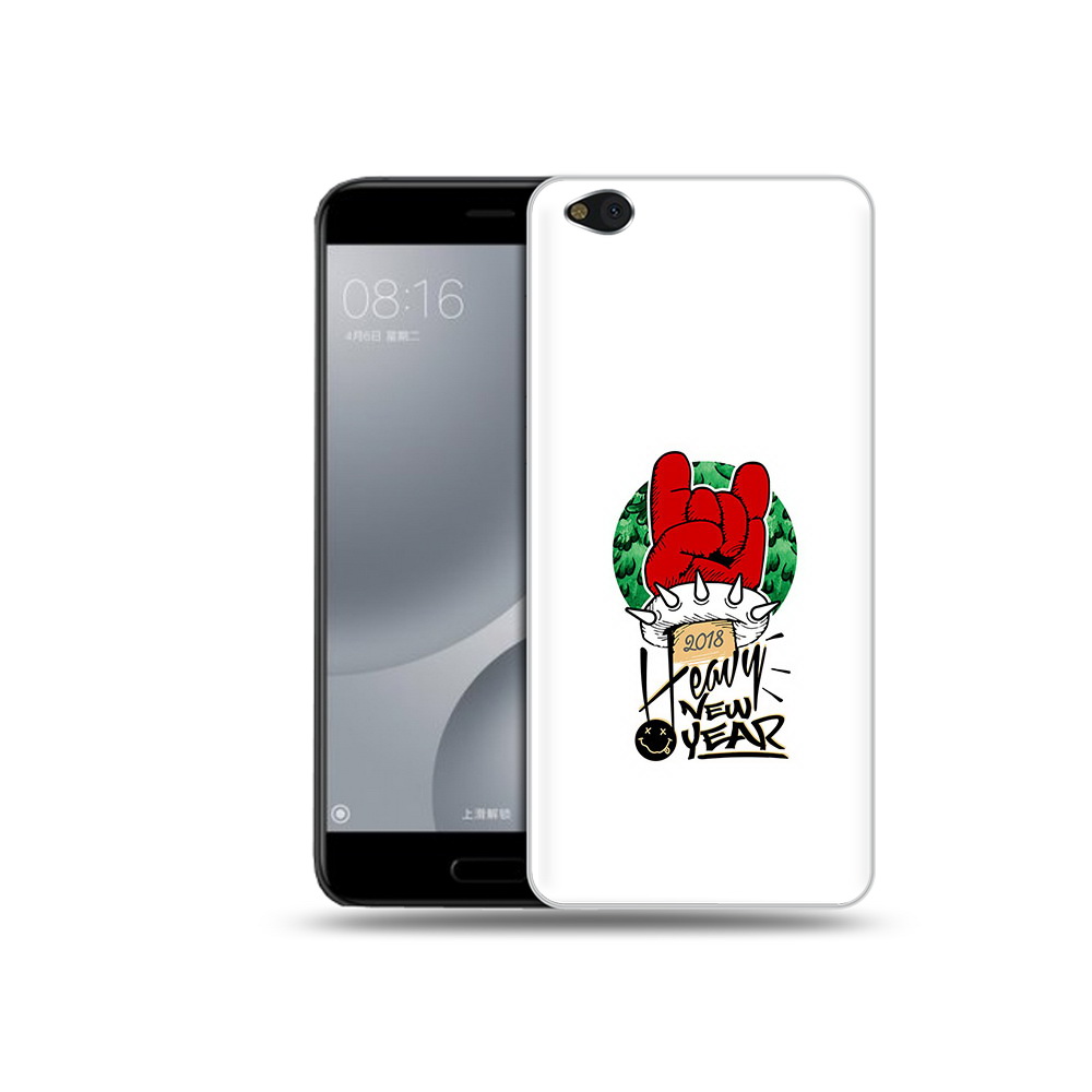 

Чехол MyPads Tocco для Xiaomi Mi 5C Гангстер новый год (PT61938.328.53), Прозрачный, Tocco