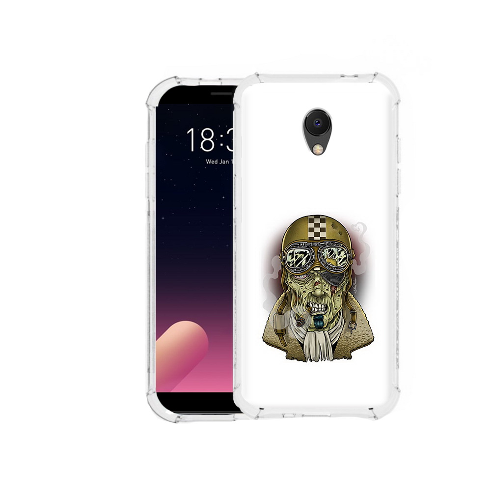 

Чехол MyPads Tocco для Meizu M6S военный зомби, Прозрачный, Tocco