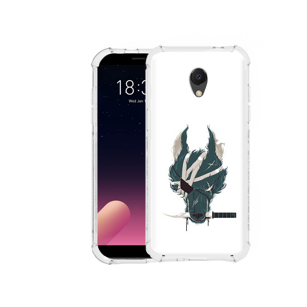 

Чехол MyPads Tocco для Meizu M6S волк-разбойник, Прозрачный, Tocco