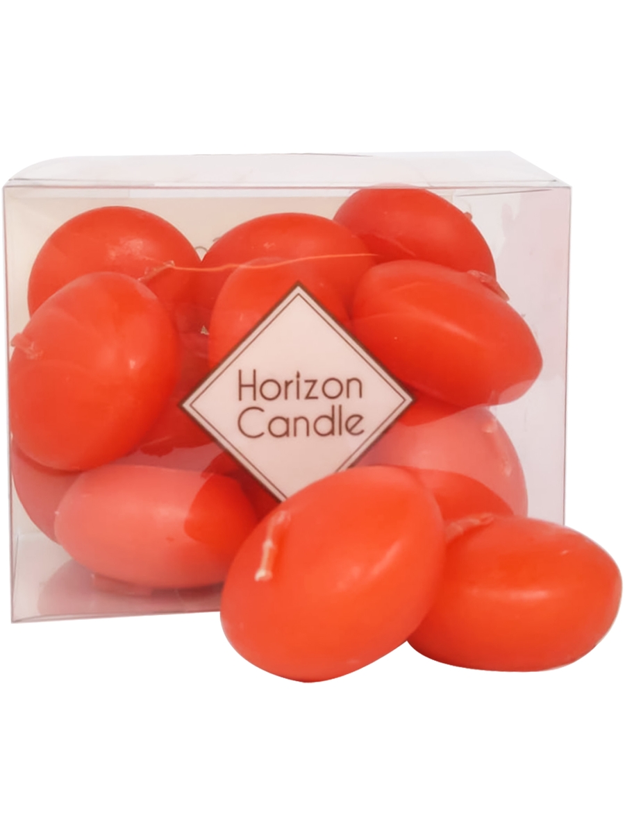 

Свеча MIR LIGHT HorizonCandle плавающая эконом красная h20d40 мм 14 шт уп, Красный