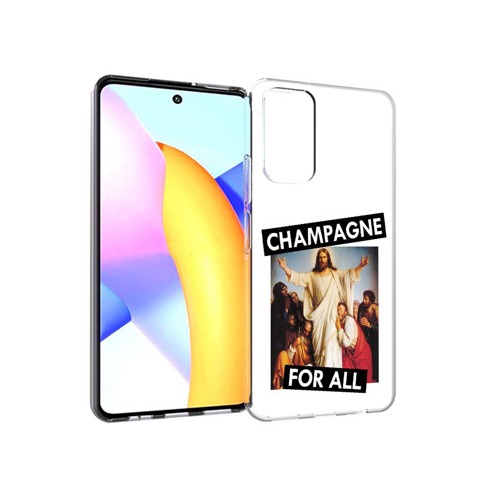 

Чехол MyPads Tocco для Huawei Honor 10 X Lite шампанское, Прозрачный, Tocco