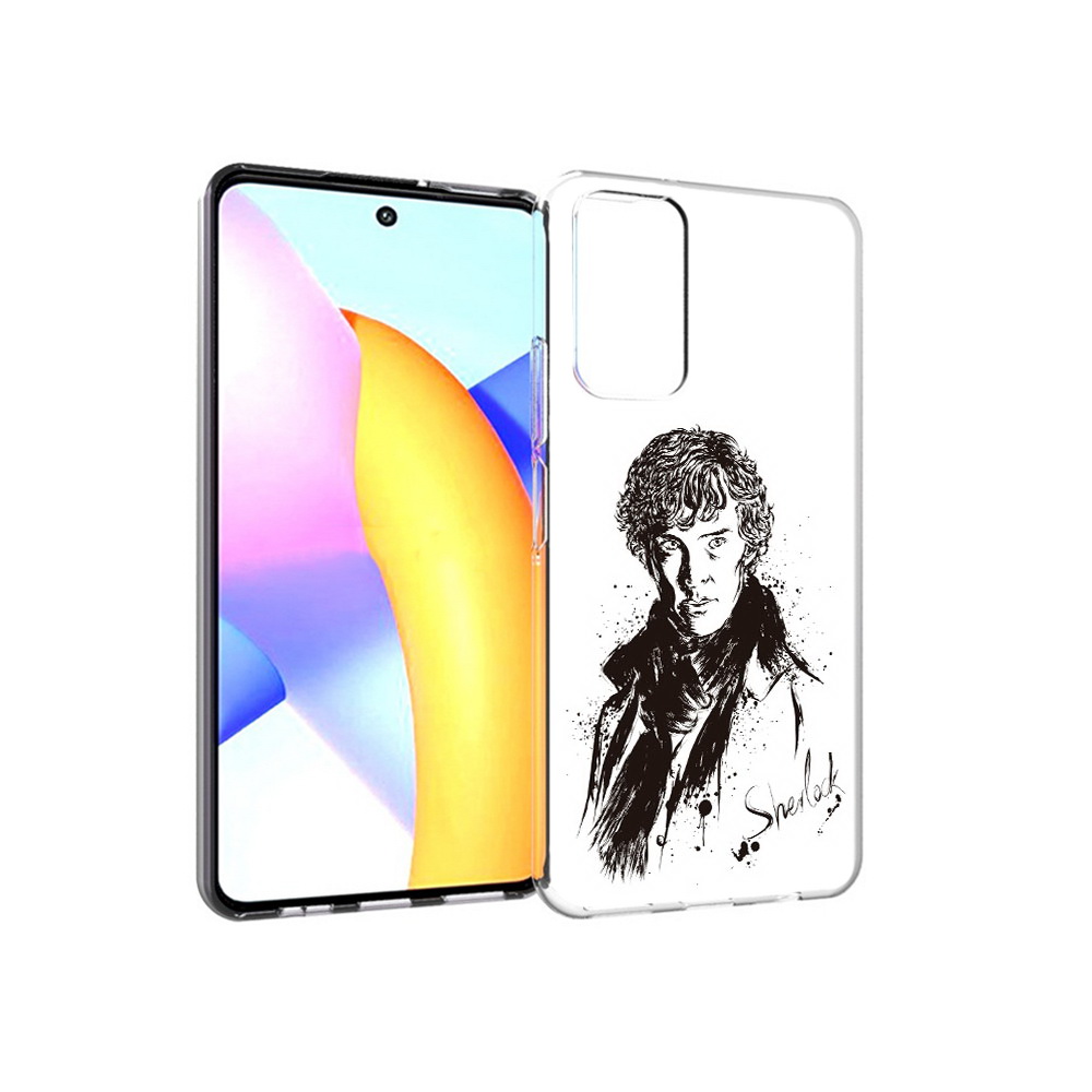 

Чехол MyPads Tocco для Huawei Honor 10 X Lite шерлок холмс портрет, Прозрачный, Tocco