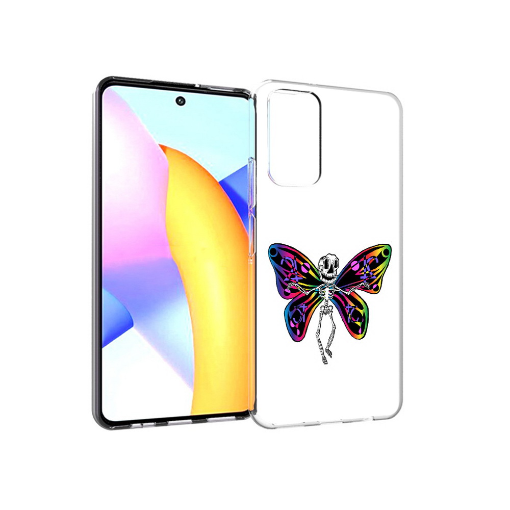 

Чехол MyPads Tocco для Huawei Honor 10 X Lite эффект бабочки, Прозрачный, Tocco