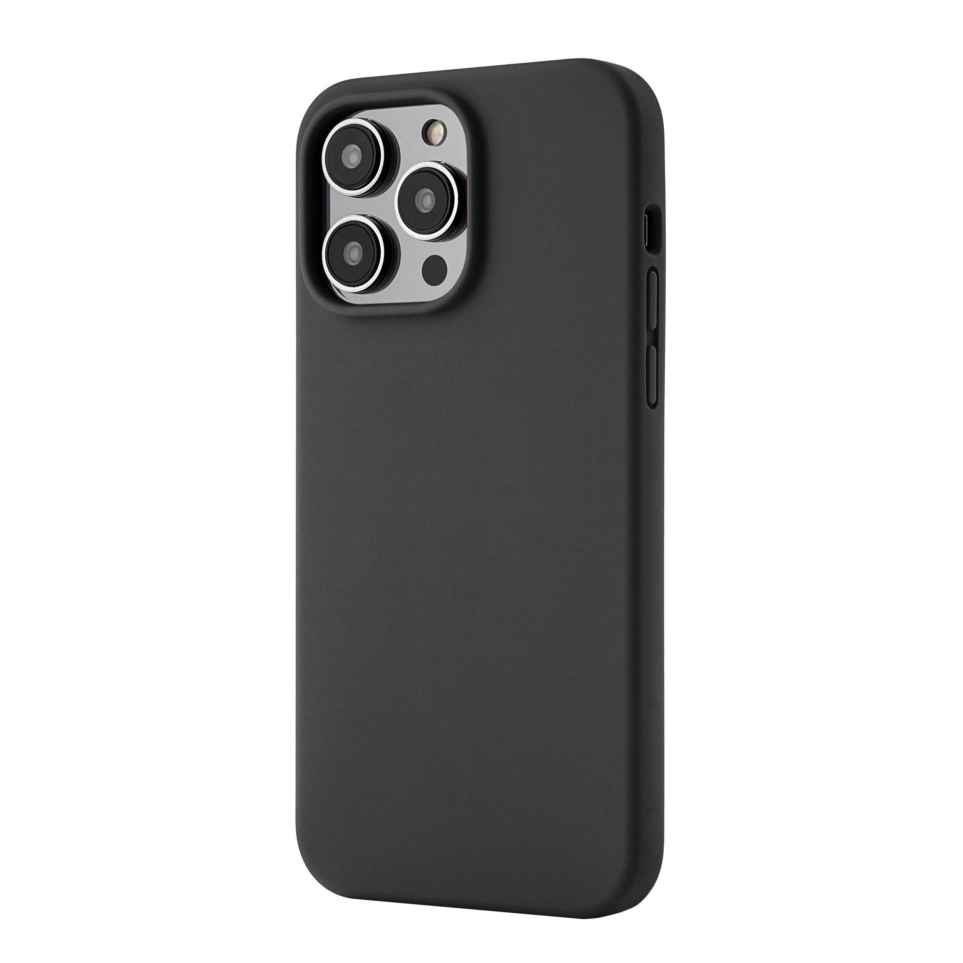 

Чехол защитный uBear Touch Case для iPhone 14 Pro Max, силикон, софт-тач, Черный