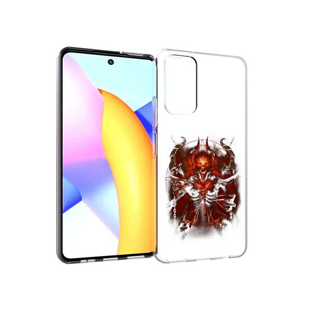 

Чехол MyPads Tocco для Huawei Honor 10 X Lite яркий демон, Прозрачный, Tocco