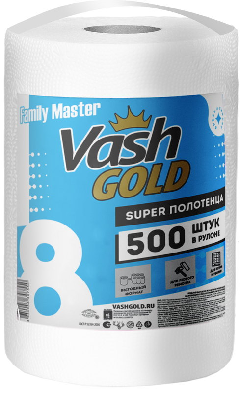 фото Универсальное полотенце vash gold family-master 500 л/рул