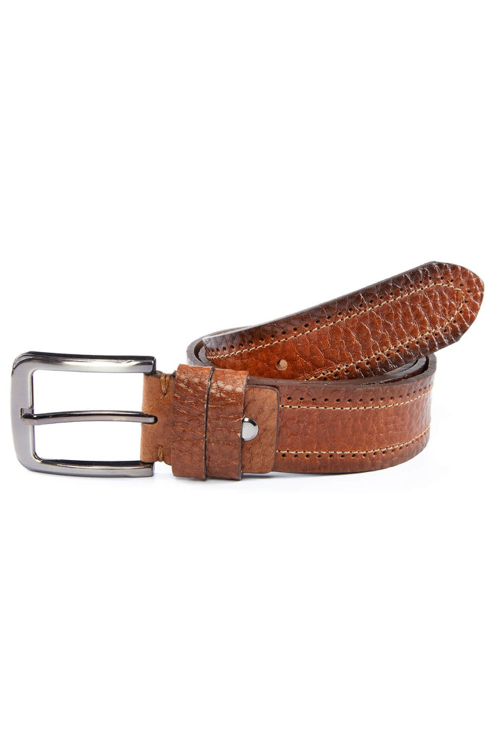 

Ремень мужской Deriza 144120T светло-коричневый, 135 см (доставка из-за рубежа), 144120T